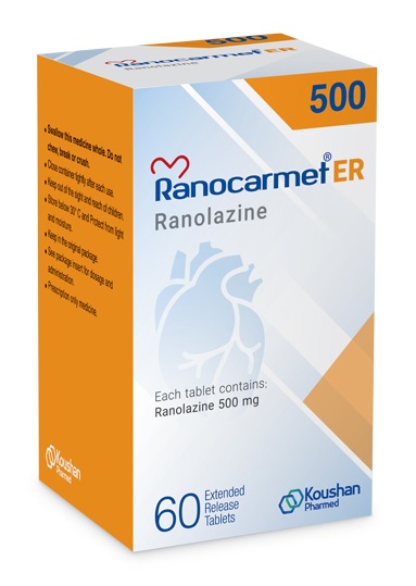 تصویر RANOCARMET 500 mg ER Tablet