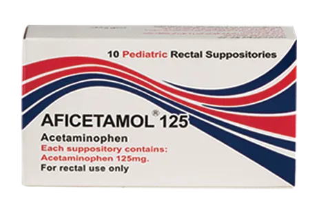 تصویر AFICETAMOL 125MG SUPP