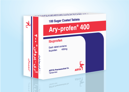 تصویر ARY-PROFEN 400 mg Tablet