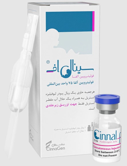 تصویر Cinnal-F 75 IU Vial