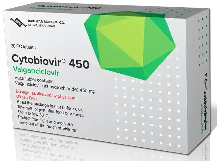 تصویر CYTOBIOVIR 450 MG Tab
