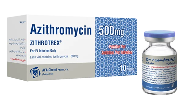 تصویر ZITHROTREX 500 MG POWDER FOR INJ