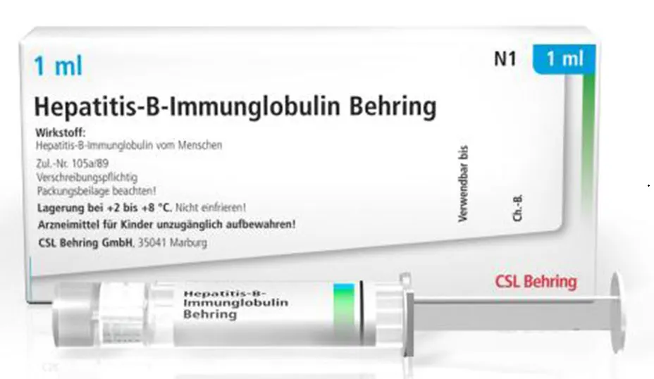 تصویر HEPATITIS B IMMUNOGLOBULIN P BEHRING Injection at least 200 IU,1 ml