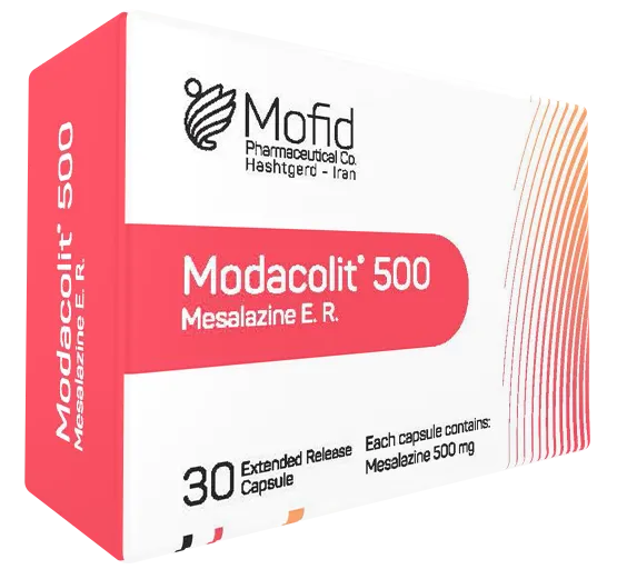 کپسول مداکولیت 500 میلی گرم