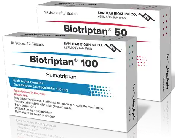 تصویر BIOTRIPTAN 50MG TAB