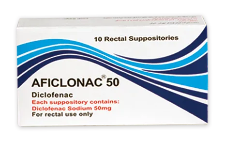 تصویر AFICLONAC 50 MG SUPP