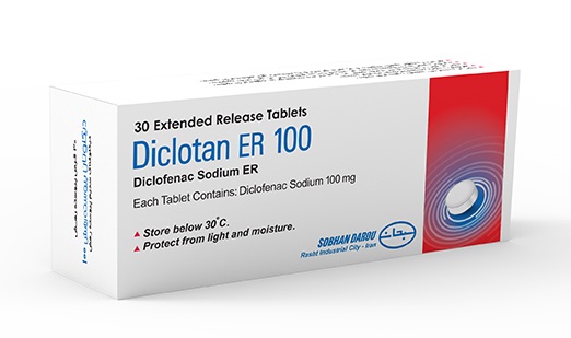 تصویر DICLOTAN 100 mg ER Tablet