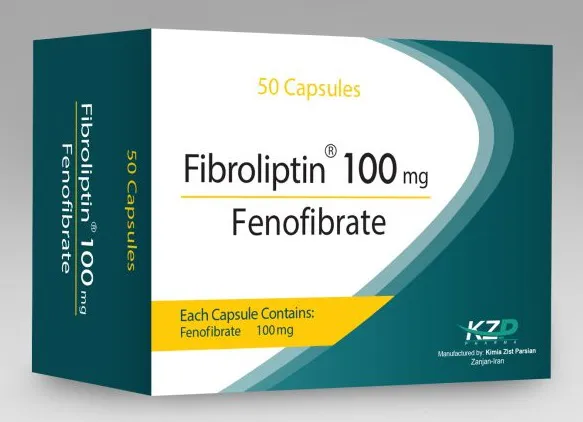 کپسول فیبرولیپتین 100 میلی گرم