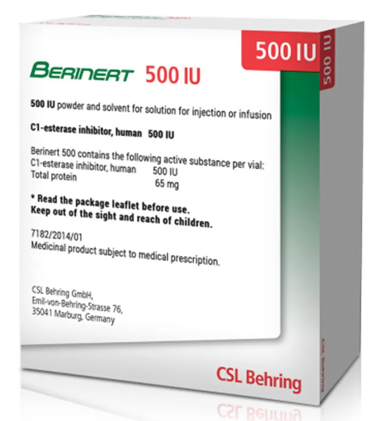 تصویر BERINERT 500 mg Powder For Injection