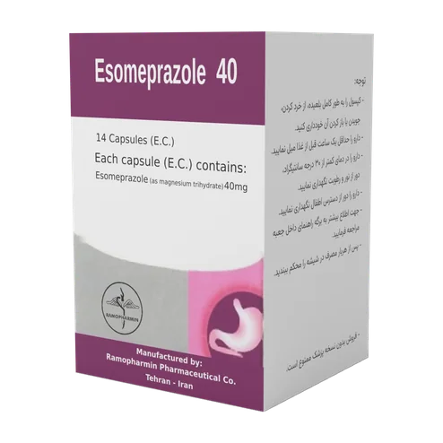 تصویر ESOMEPRAZOLE RAMIN 40MG CAP