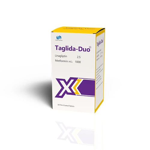 تصویر TAGLIDA-DUO 2.5/1000 mg Tablet