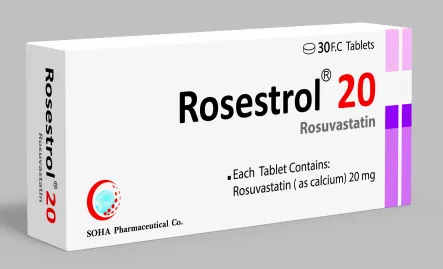 تصویر ROSESTROL 20 mg Tablet