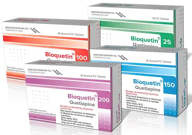 تصویر BIOQUETIN 25MG TAB