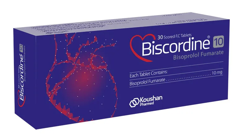 تصویر BISCORDINE 10 mg Tablet