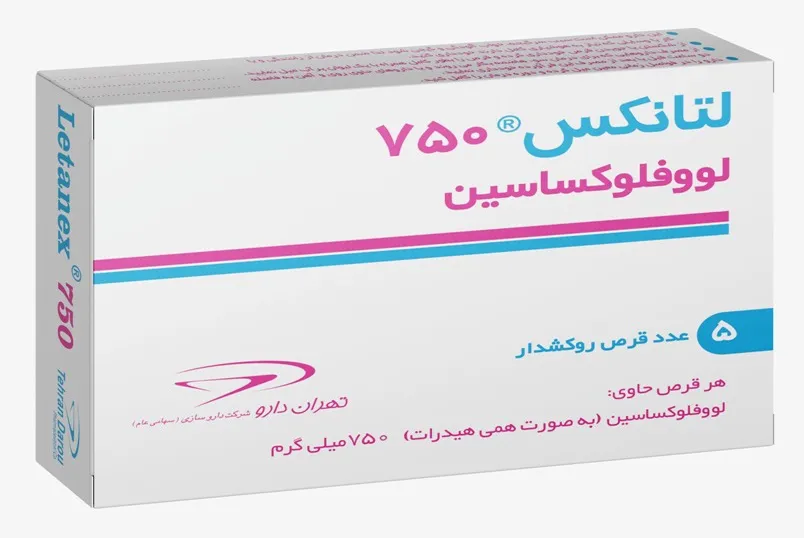 تصویر LETANEX 750 MG TAB No:7