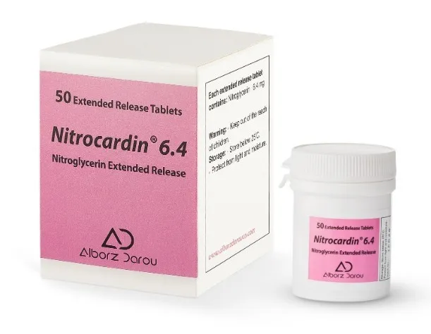 تصویر NITROCARDIN 6.4MG TAB