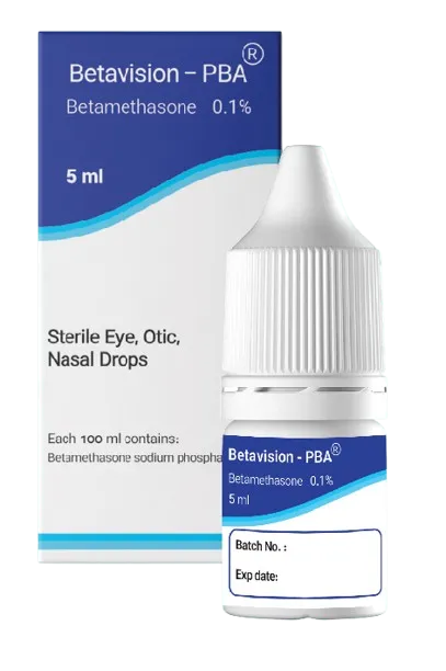 قطره چشمی بتاویژن-پی بی ای 0.1% 5 میلی لیتر