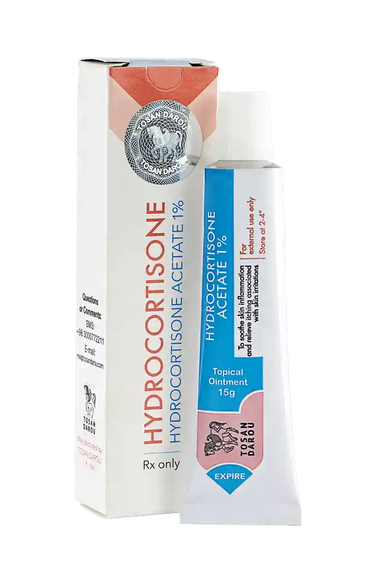 تصویر HYDROCOTISONE TOSANDAROU  1% 15 Gr Topical Ointment