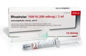 تصویر Rhophylac injection-prefilled syringe 2 ml -300 mg