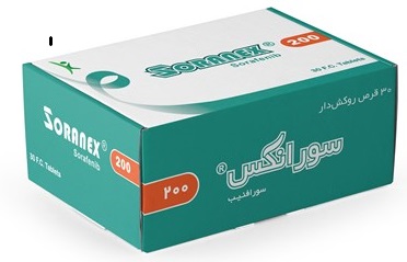 تصویر SORANEX 200 MG Tablet