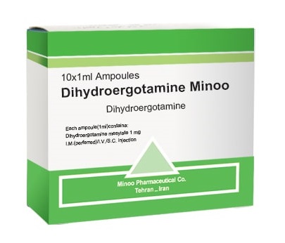 تصویر DIHYDROERGOTAMINE-MINOO 1MG/1ML AMP