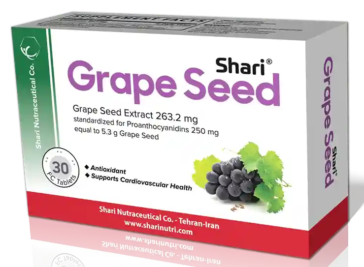 تصویر Grape seed SHERI 263 mg TAB