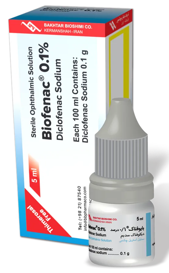 تصویر BIOFENAC 0.1% OPH DROP