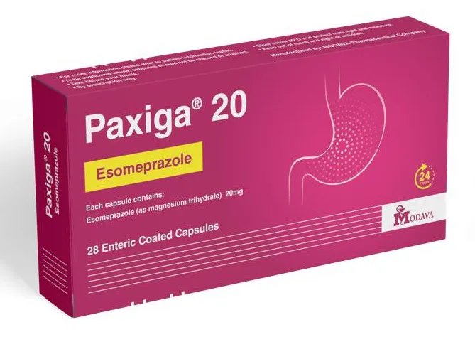 کپسول پکسیگا 20 میلی گرم