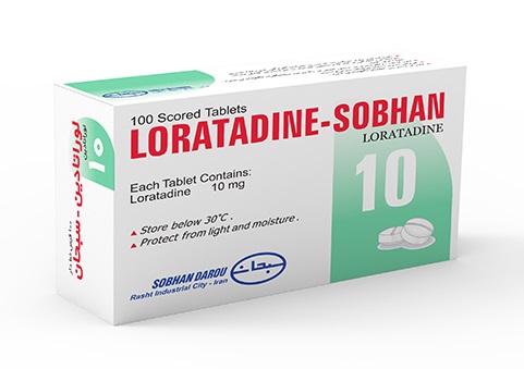 تصویر LORATADINE-SOBHAN 10MG TAB