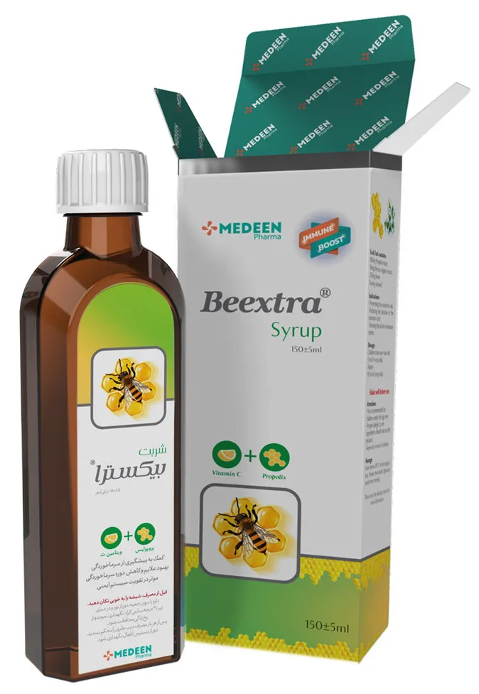 تصویر Beextra Syrup (Propolis+Vitamin C)
