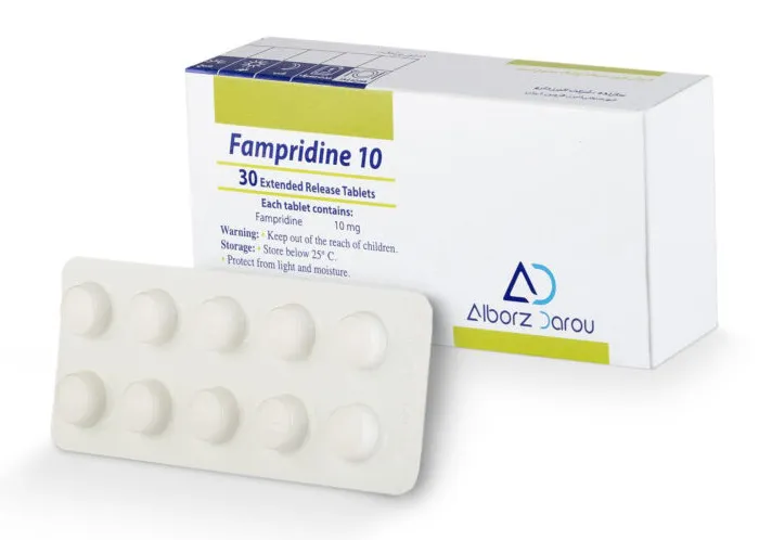 تصویر FAMPRIDINE ALBORZ DAROU 10MG ER TAB-FAMPRIDAL
