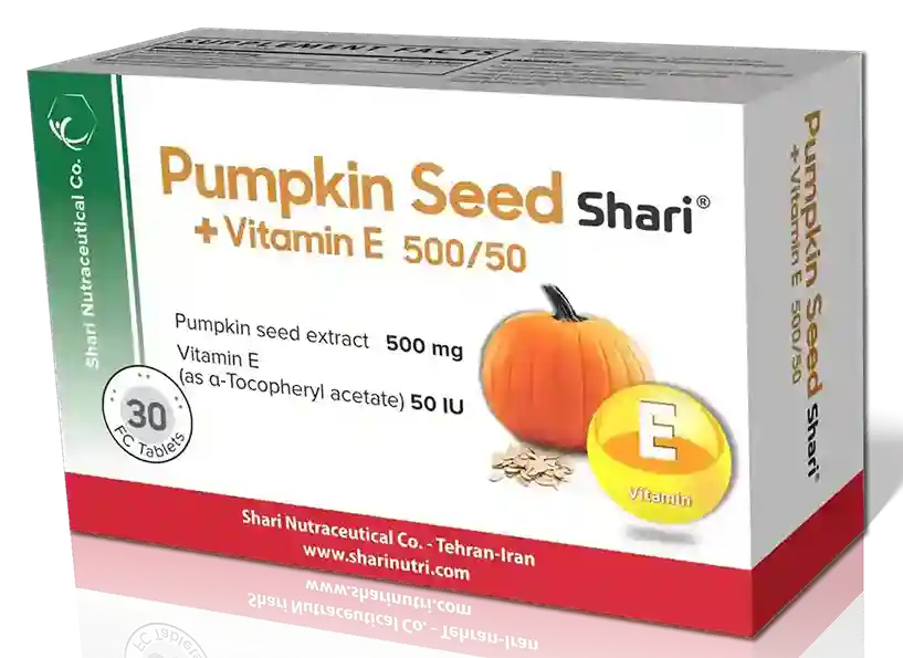 تصویر Pumpkin Seed and Vitamin E 500-50 Tablet
