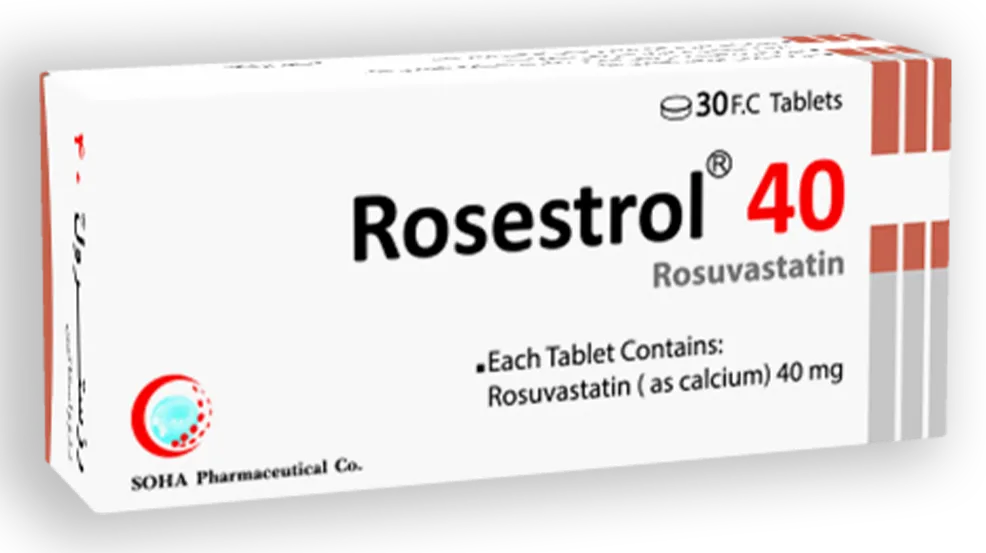 تصویر ROSESTROL 40 mg Tablet