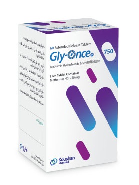 تصویر GLY-ONCE 750 MG Tablet