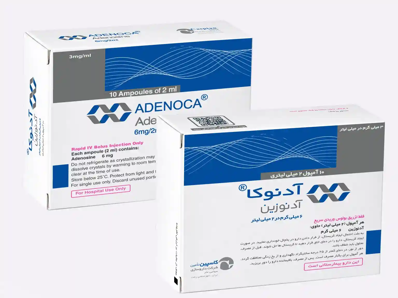 تصویر ADENOCA 6 mg/2 ml Ampoule