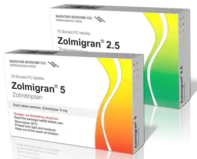 تصویر ZOLMIGRAN 2.5MG TAB