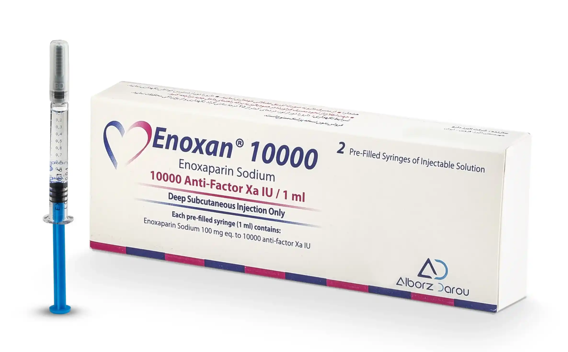 تصویر ENOXAN 100MG/ML 10000 IU SYRINGE