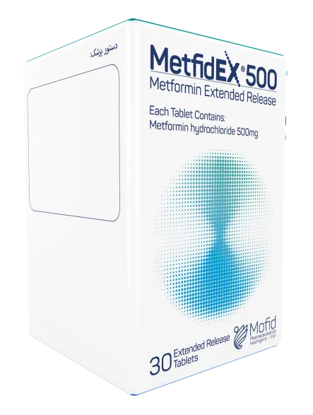 تصویر METFIDEX 500 MG Tablet