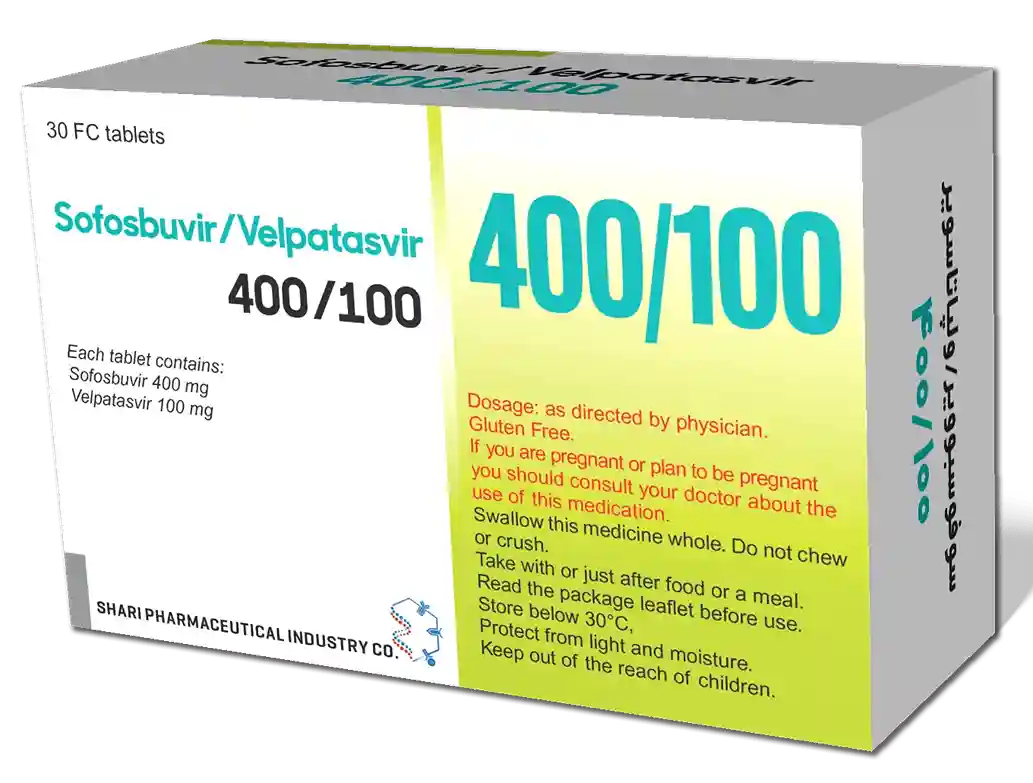قرص سوفوسبوویر/ولپاتاسویر شاری 400/100 میلی گرم