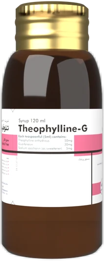 تصویر THEOPHYLLINE G RAMOPHARMIN 120ML SYRUP