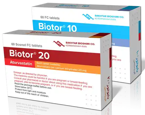 تصویر BIOTOR 20MG TAB
