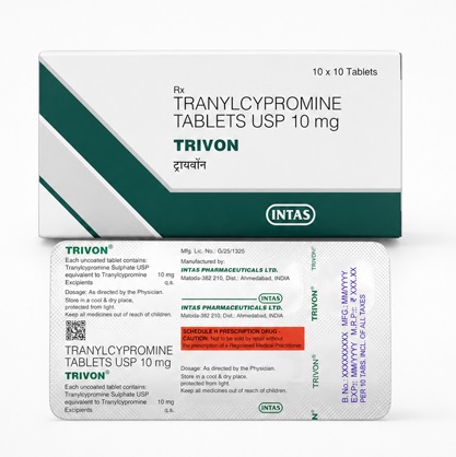 تصویر TRANYLCYPROMINE Adit 10 mg Tablet