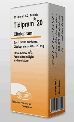 تصویر TIDIPRAM 20 MG TAB