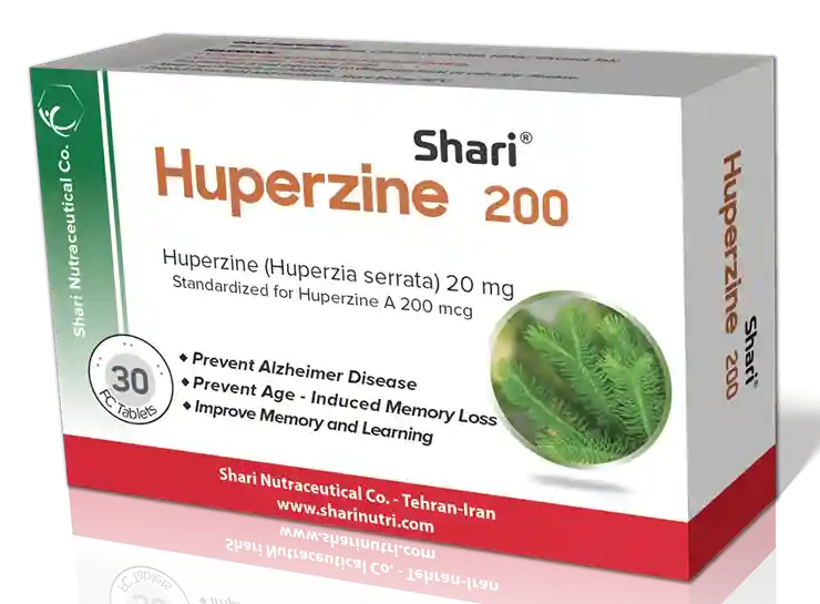 تصویر Huperzine SHARI 200 MG Tablet