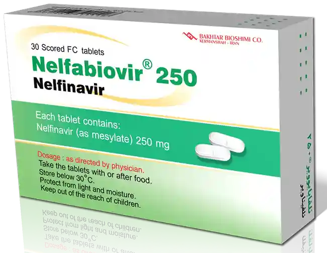 تصویر NELFABIOVIR 250MG TAB