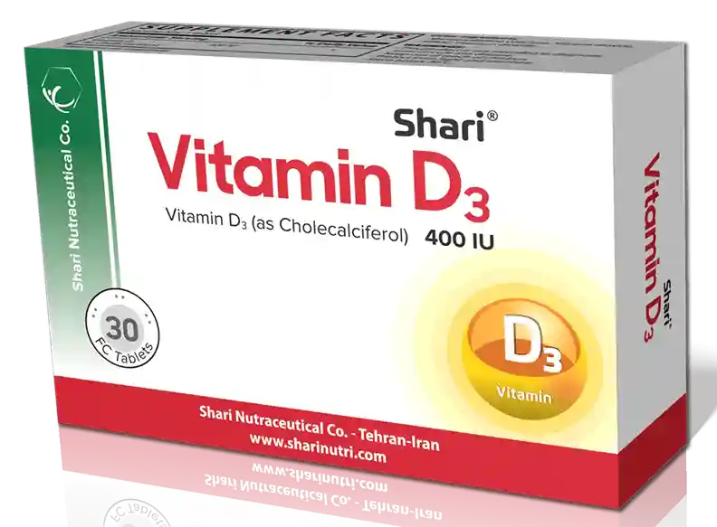 تصویر Vitamin D3 SHARI 400 IU TAB