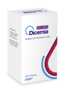 تصویر DICEMIA 50/1000 mg Tablet
