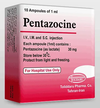 تصویر PENTAZOCINE TOLIDDAROU 30MG/1ML AMP