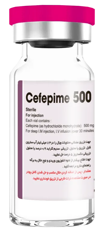 ویال سفیپیم لقمان 500 میلی گرم
