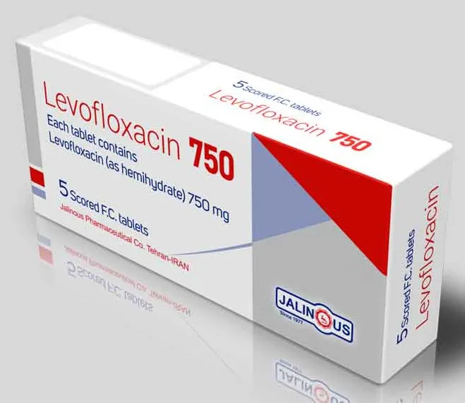 تصویر LEVOFLOXACIN JALINOUS 750mg Tablet